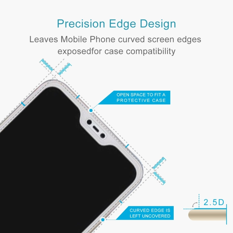 100 PCS 0.26mm 9H 2.5D Tempered Glass Film for Xiaomi Redmi 6 Pro / Mi A2 Lite -  by PMC Jewellery | Online Shopping South Africa | PMC Jewellery