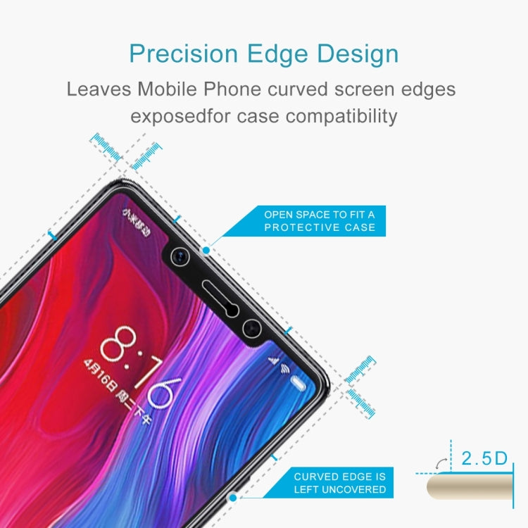 100 PCS 0.26mm 9H 2.5D Tempered Glass Film for Xiaomi Mi 8 SE -  by PMC Jewellery | Online Shopping South Africa | PMC Jewellery