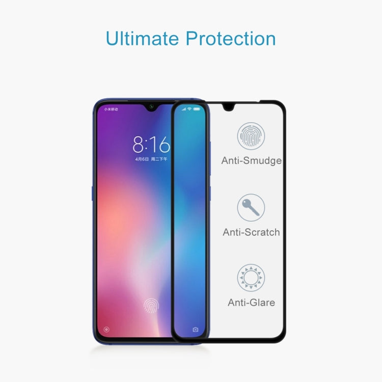 9H 9D Full Screen Tempered Glass Screen Protector for Xiaomi Mi 9(Black) - free shipping - PMC TechLife - Order now!