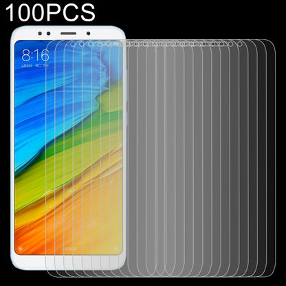 100 PCS for Xiaomi Redmi 5 Plus  0.26mm 9H Surface Hardness 2.5D Curved Edge Tempered Glass Screen Protector -  by PMC Jewellery | Online Shopping South Africa | PMC Jewellery