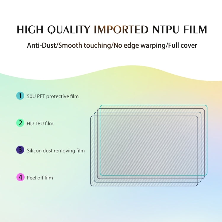 50 PCS 30 x 20cm Tablet Anti Blue-ray TPU Soft Hydrogel Film Supplies for Intelligent Protector Cutter - Phone Film Cutter by PMC Jewellery | Online Shopping South Africa | PMC Jewellery