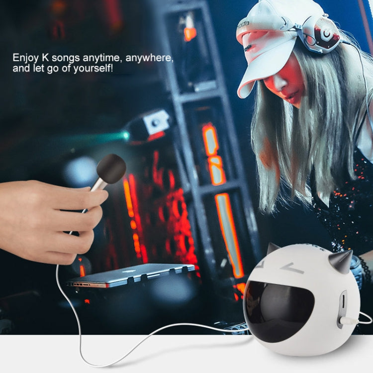 M8 Multi-function Demon Style Bluetooth Speaker(White) - Mini Speaker by PMC Jewellery | Online Shopping South Africa | PMC Jewellery