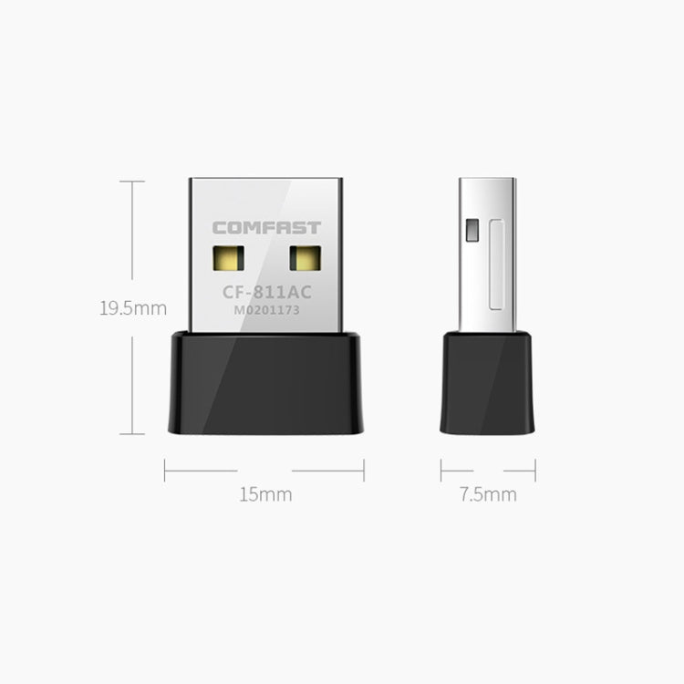 COMFAST CF-811A 650Mbps Dual-band Wifi USB Network Adapter - USB Network Adapter by COMFAST | Online Shopping South Africa | PMC Jewellery