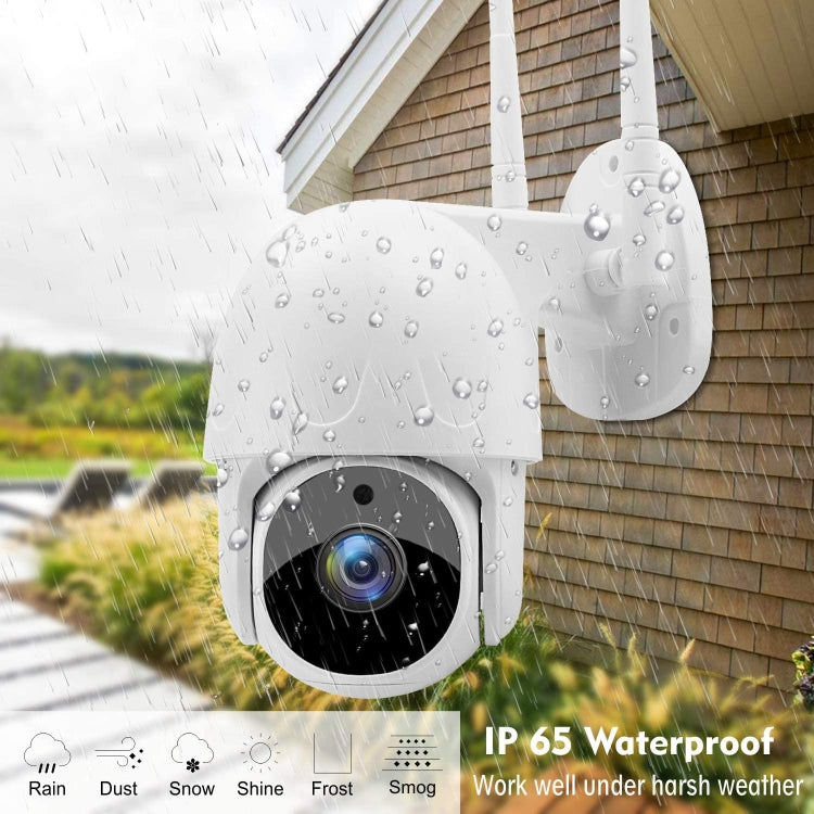 Tuya QX45 1080P Full HD IP65 Waterproof 2.4G Wireless IP Camera, Support Motion Detection & Two-way Audio & Night Vision & TF Card, UK Plug - Dome Camera by PMC Jewellery | Online Shopping South Africa | PMC Jewellery