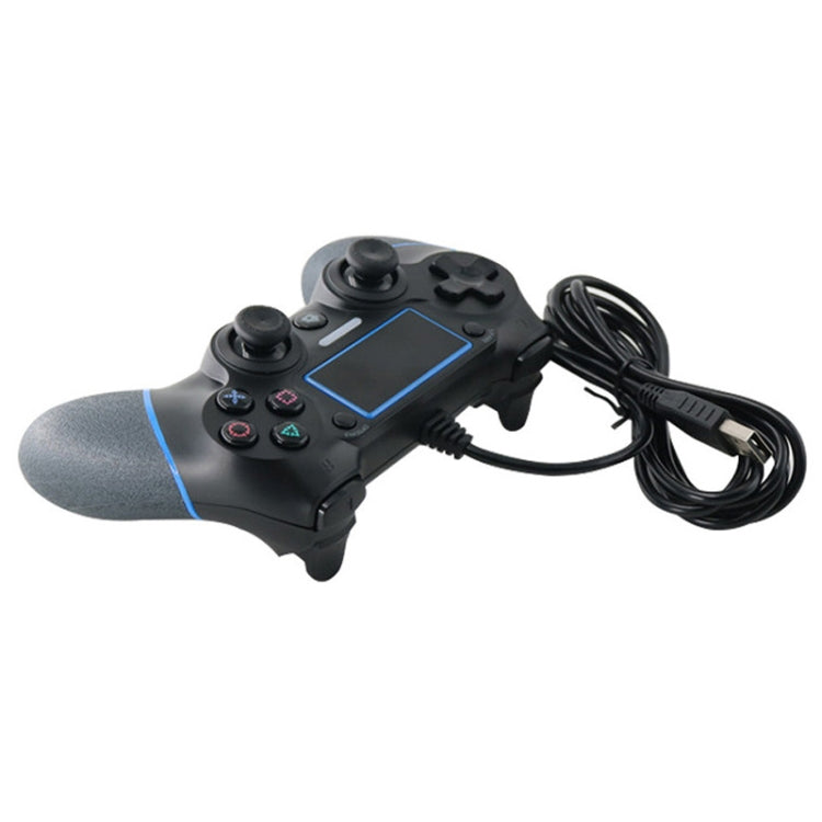 Wired Game Controller for Sony Playstation PS4(Blue) - Gamepads by PMC Jewellery | Online Shopping South Africa | PMC Jewellery