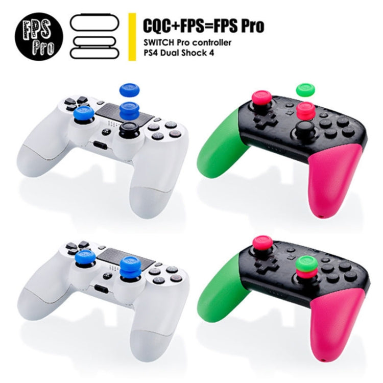 Left + Right Gamepad Rocker Cap Button Cover for NS Pro / PS4(Black) - Cases by PMC TechLife | Online Shopping South Africa | PMC TechLife