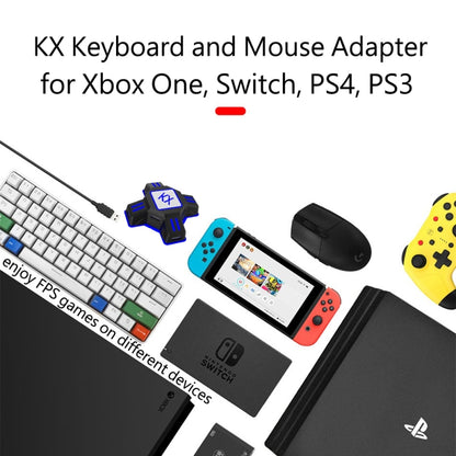 MKX401 For Switch / Xbox / PS4 / PS3 Gaming Controllor Gamepad Keyboard Mouse Adapter Converter - Converter & Adapter by PMC Jewellery | Online Shopping South Africa | PMC Jewellery