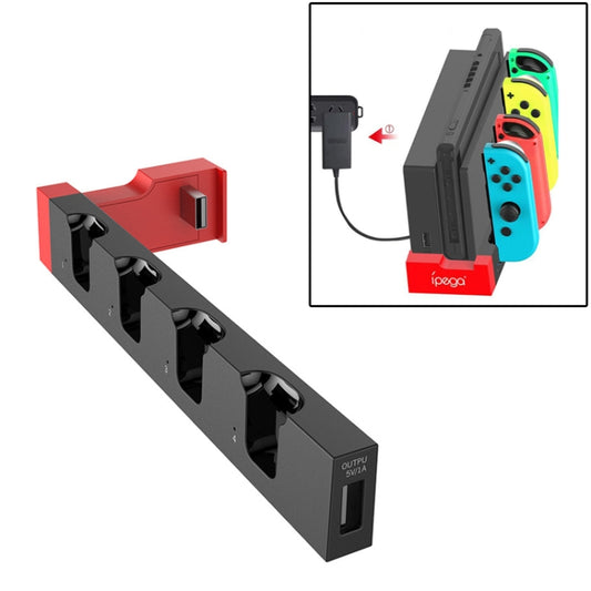 iPega PG-9186 Game Controller Charger Charging Dock Stand Station Holder with Indicator for Nintendo Switch Joy-Con - Charger & Power by ipega | Online Shopping South Africa | PMC Jewellery | Buy Now Pay Later Mobicred