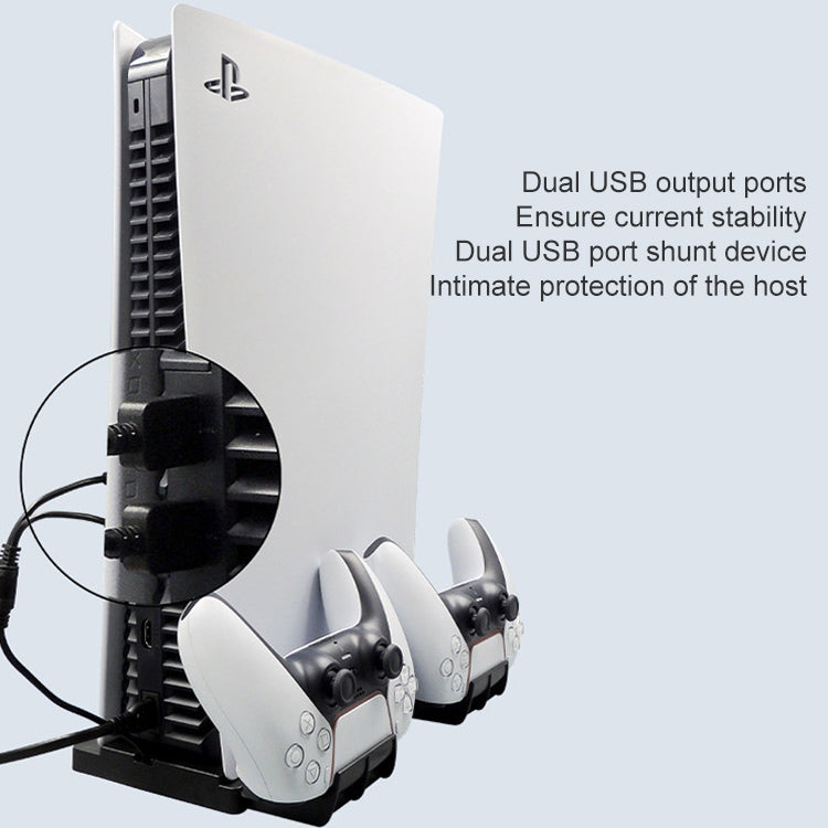 iplay HBP-269 For PS5 De / UHD Charging Stand Vertical Base Holder With Handle Charger - Charger & Power by ipega | Online Shopping South Africa | PMC TechLife | Buy Now Pay Later Mobicred
