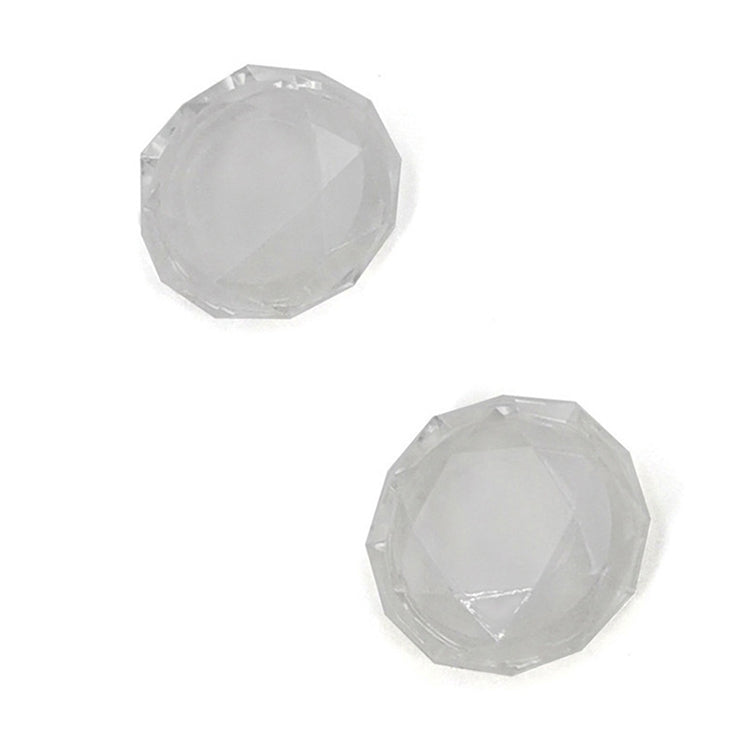 2 PCS Diamond Texture Games Grip Caps for PS5(Clear White) - Cases by PMC Jewellery | Online Shopping South Africa | PMC Jewellery