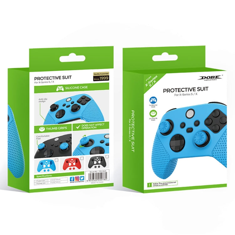 DOBE TYX-0626 Anti-slip Silicone Handle Protective Cover For Xbox Series X(Blue) - Cases by DOBE | Online Shopping South Africa | PMC TechLife