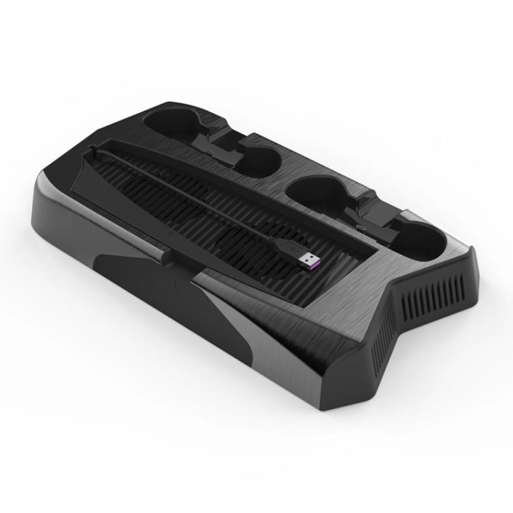KJH P5-010-2 Multi-function Charging Cooling Fan Base with Storage Tray Bracket For PS5 De / UHD - Charger & Power by PMC TechLife | Online Shopping South Africa | PMC TechLife
