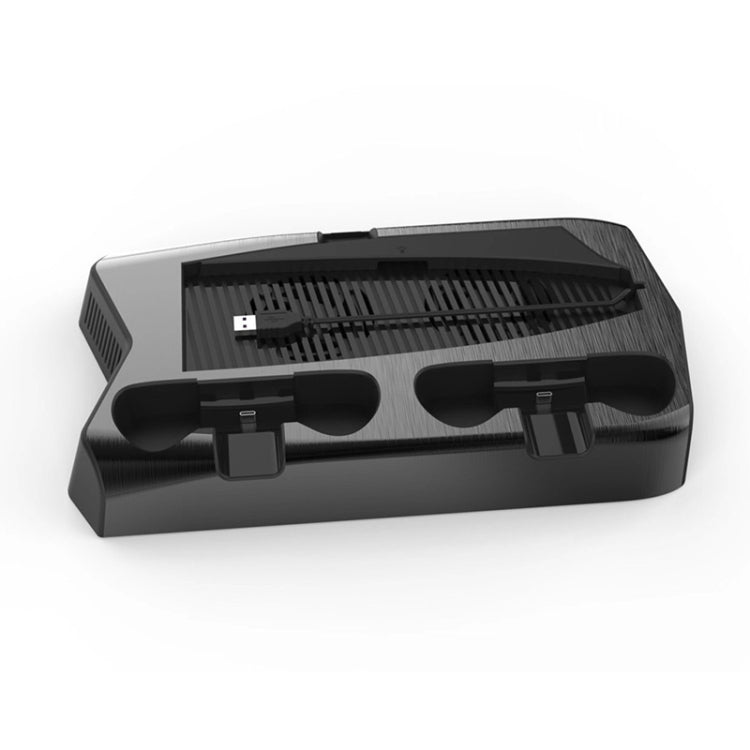 KJH P5-010-2 Multi-function Charging Cooling Fan Base with Storage Tray Bracket For PS5 De / UHD - Charger & Power by PMC TechLife | Online Shopping South Africa | PMC TechLife