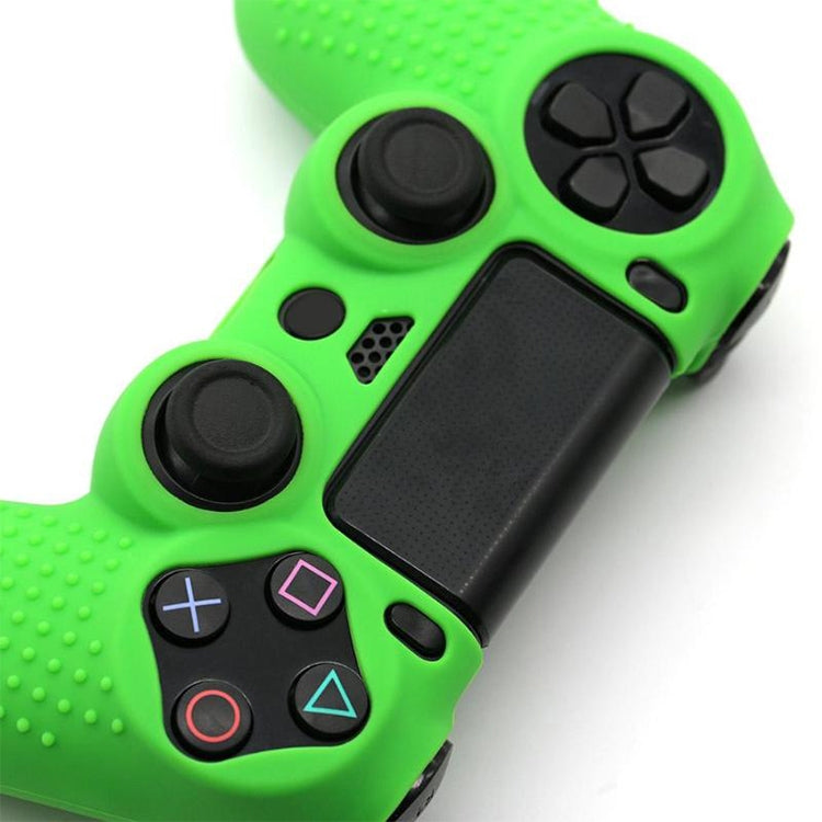 Non-slip Silicone Protective Case for Sony PS4(Black Blue) - Cases by PMC TechLife | Online Shopping South Africa | PMC TechLife
