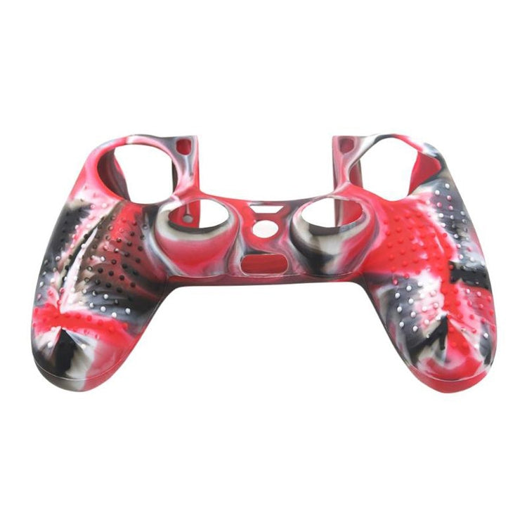 Non-slip Silicone Protective Case for Sony PS4(Red + Black) - Cases by PMC TechLife | Online Shopping South Africa | PMC TechLife
