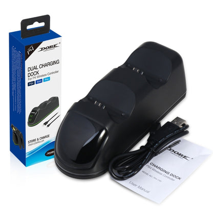 DOBE TP4-1781 Wireless Controller Dual Charging Dock LED Charger Handle Charger for  PS4 / Slim / Pro(Black) - Charger & Power by DOBE | Online Shopping South Africa | PMC Jewellery