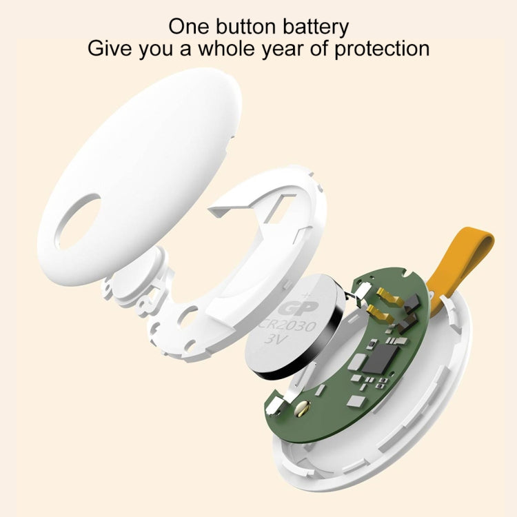 Original Xiaomi Youpin Ranres Intelligent Anti-lost Device Smart Positioning Finder, Lite Version(White) - Anti-lost Alarm by Xiaomi | Online Shopping South Africa | PMC Jewellery | Buy Now Pay Later Mobicred