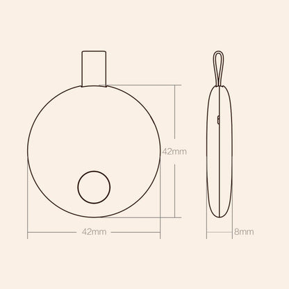 Original Xiaomi Youpin Ranres Intelligent Anti-lost Device Smart Positioning Finder, Lite Version(White) - Anti-lost Alarm by Xiaomi | Online Shopping South Africa | PMC Jewellery | Buy Now Pay Later Mobicred