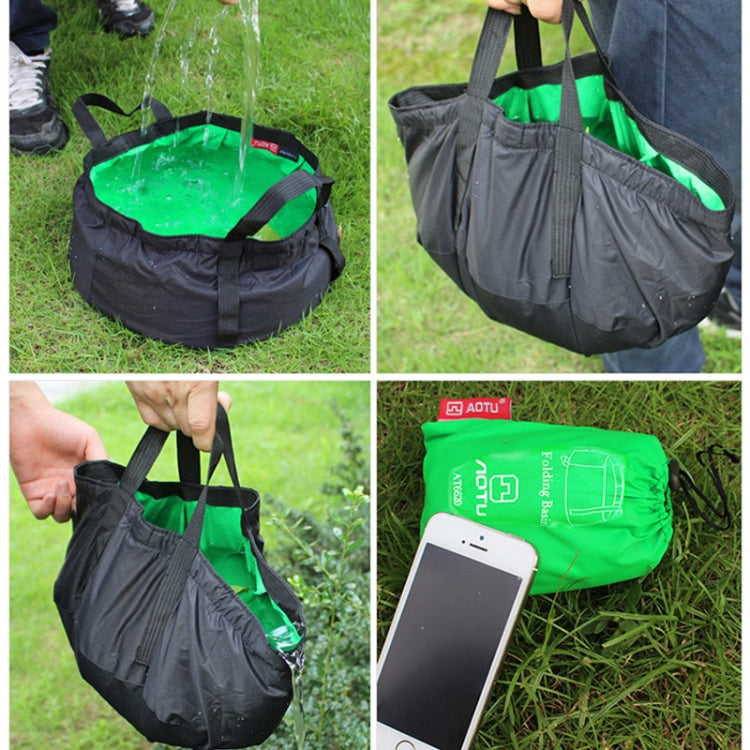 AOTU AT6620 Portable Travel Laundry Wash Basin (Green) - free shipping - PMC TechLife - Order now!