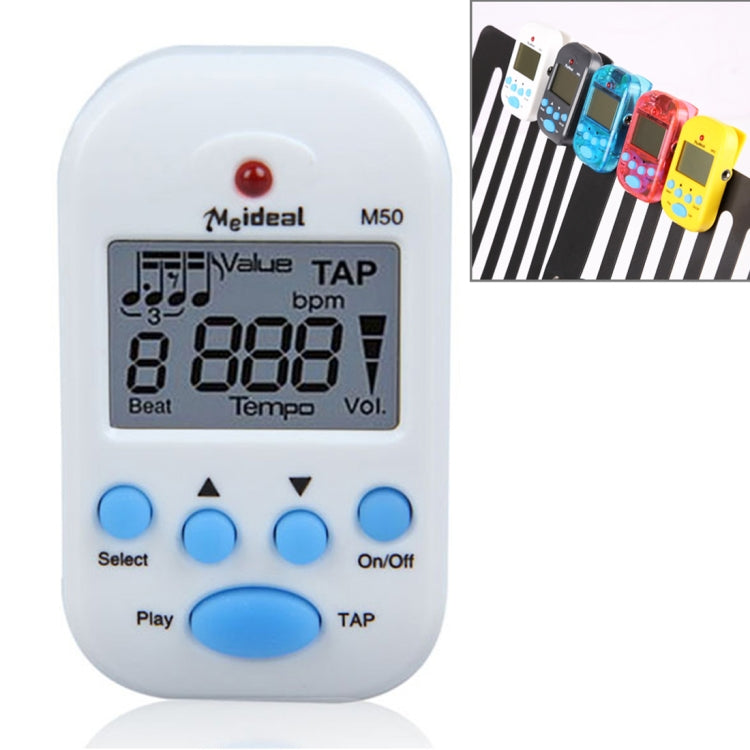 Mini Professional Electronic Piano Violin Clip High-quality Metronome Digital Tuner M50 - Keyboard Instruments by PMC Jewellery | Online Shopping South Africa | PMC Jewellery