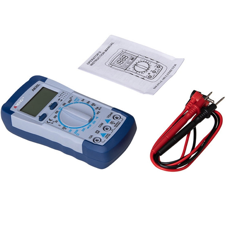 ANENG A830L Handheld Multimeter Household Electrical Instrument (Yellow Grey) - Current & Voltage Tester by ANENG | Online Shopping South Africa | PMC TechLife | Buy Now Pay Later Mobicred