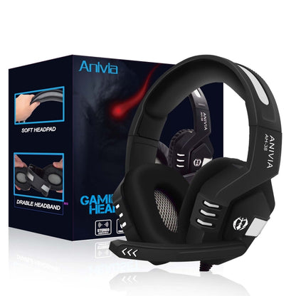 SADES AH-38 3.5mm Plug Wire-controlled E-sports Gaming Headset with Retractable Microphone, Cable Length: 2m(Black Silver) - Multimedia Headset by SADES | Online Shopping South Africa | PMC Jewellery | Buy Now Pay Later Mobicred