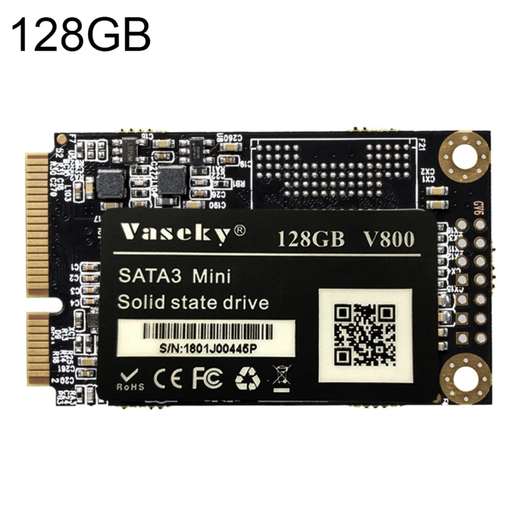 Vaseky V800 128GB 1.8 inch SATA3 Mini Internal Solid State Drive MSATA SSD Module for Laptop - Solid State Drives by Vaseky | Online Shopping South Africa | PMC Jewellery | Buy Now Pay Later Mobicred