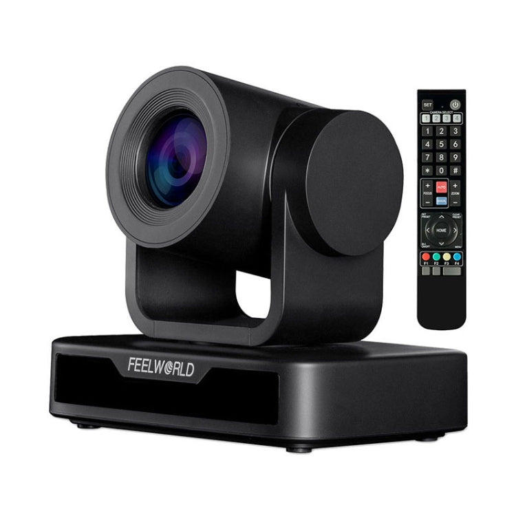 FEELWORLD USB10X 10X Optical Zoom 1080P USB PTZ Video Conference Camera, EU and US Plug(Black) - HD Camera by FEELWORLD | Online Shopping South Africa | PMC Jewellery | Buy Now Pay Later Mobicred