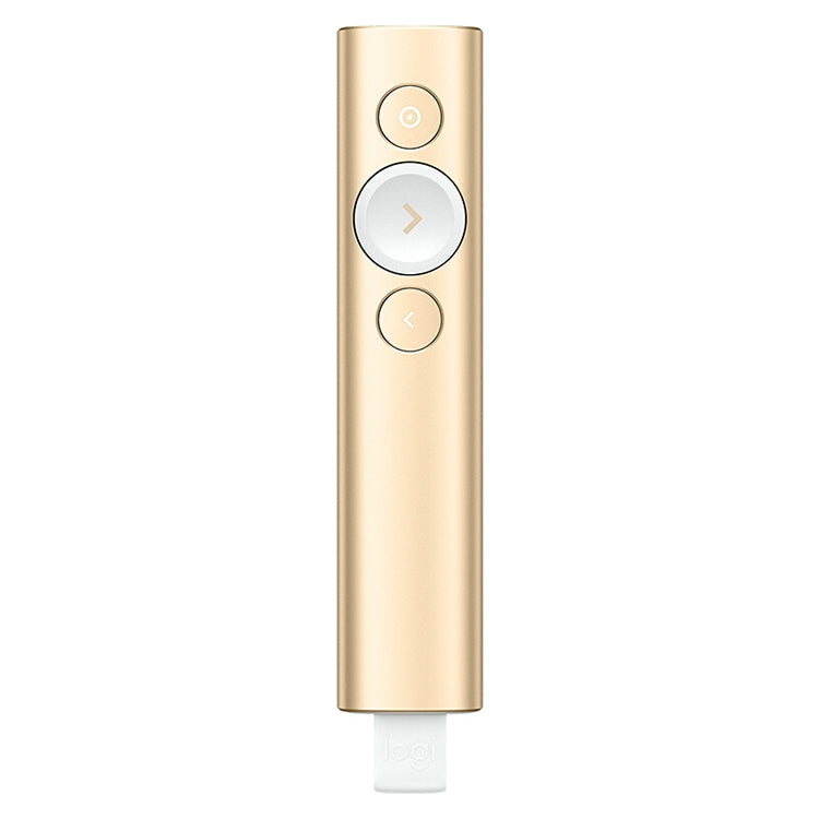 Logitech Spotlight 2.4Ghz USB Wireless Presenter PPT Remote Control Flip Pen (Gold) - free shipping - PMC TechLife - Order now!