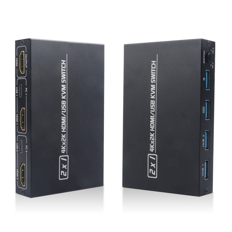 AM-KVM201CL 2x1 4Kx2K HDMI / USB / KVM Switch - Switch by PMC Jewellery | Online Shopping South Africa | PMC Jewellery