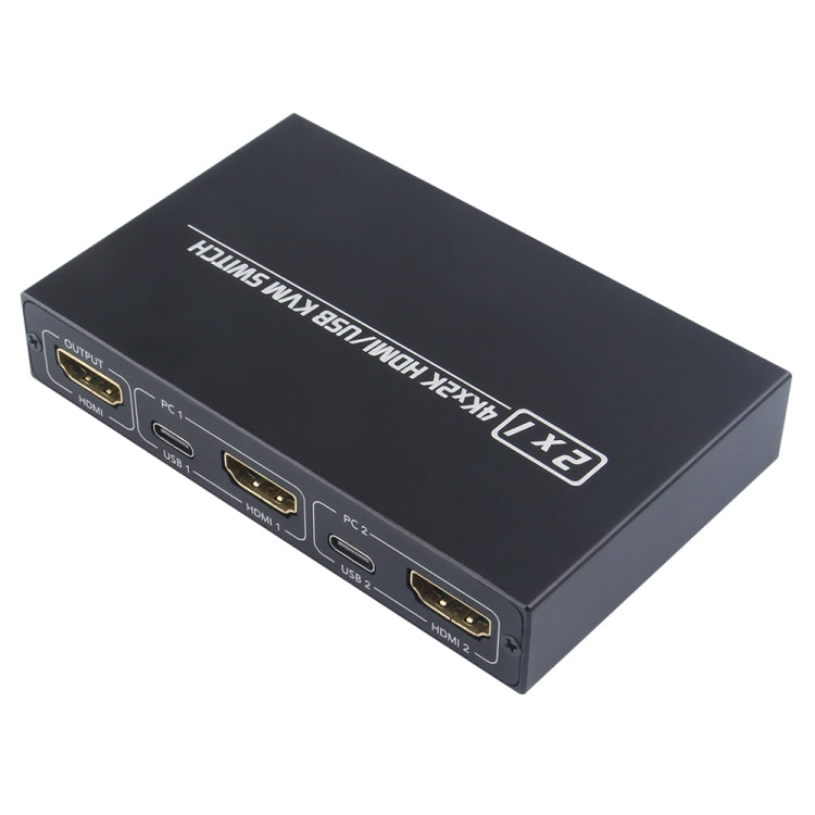 AM-KVM201CL 2x1 4Kx2K HDMI / USB / KVM Switch - Switch by PMC Jewellery | Online Shopping South Africa | PMC Jewellery | Buy Now Pay Later Mobicred