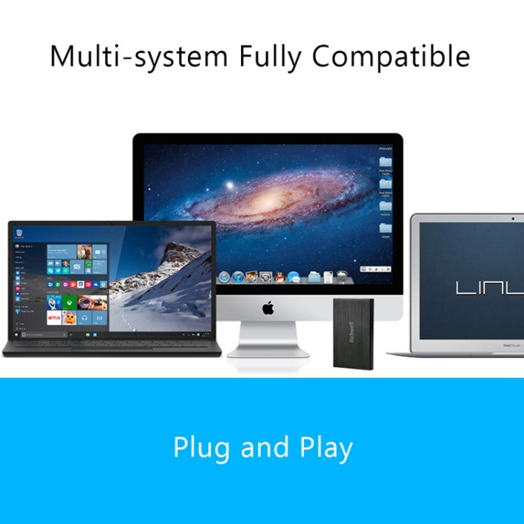 Richwell SATA R23-SATA-500GB 500GB 2.5 inch USB3.0 Interface Mobile Hard Disk Drive(Black) - free shipping - PMC TechLife - Order now!