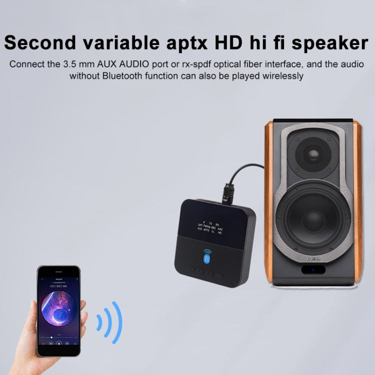 Measy BTC880 2 in 1 USB-C / Type-C Interface Bluetooth Wireless Audio Transmitter Receiver (Black) - free shipping - PMC TechLife - Order now!