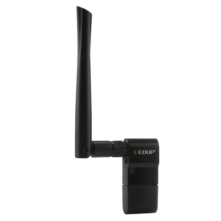 EDUP EP-AC1635 600Mbps Dual Band Wireless 11AC USB Ethernet Adapter 2dBi Antenna for Laptop / PC(Black) - USB Network Adapter by EDUP | Online Shopping South Africa | PMC Jewellery | Buy Now Pay Later Mobicred