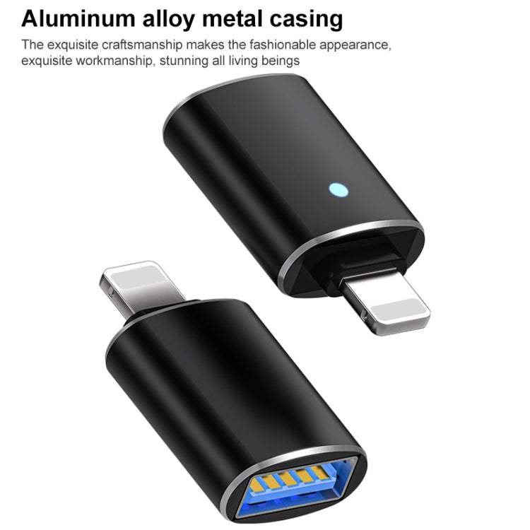 8 Pin OTG Adapter (Silver) - Converter & Adapter by PMC TechLife | Online Shopping South Africa | PMC TechLife