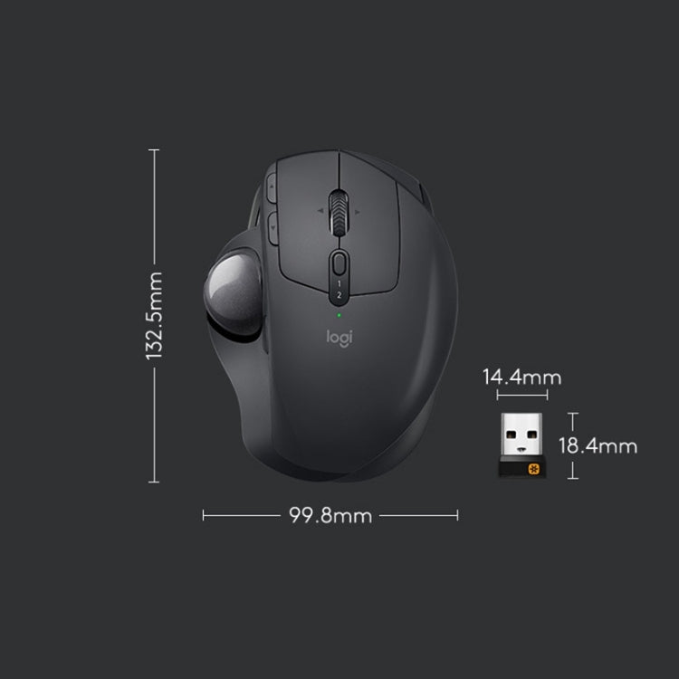Logitech MX ERGO 440DPI Bluetooth + Unifying Dual-mode Wireless Trackball Optical Mouse(Black) - free shipping - PMC TechLife - Order now!