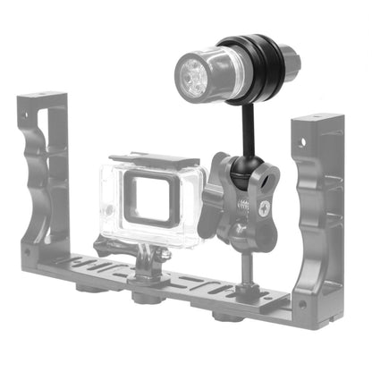 PULUZ Light Diving Aluminum Alloy Clamp Ball Head Mount Adapter Fixed Clip for Underwater Strobe Housing Light - Diving Accessories by PULUZ | Online Shopping South Africa | PMC Jewellery | Buy Now Pay Later Mobicred