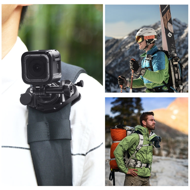 PULUZ Capture Camera Clip CNC Aluminum Alloy Quick Release Clip with Plate (Black) - free shipping - PMC TechLife - Order now!