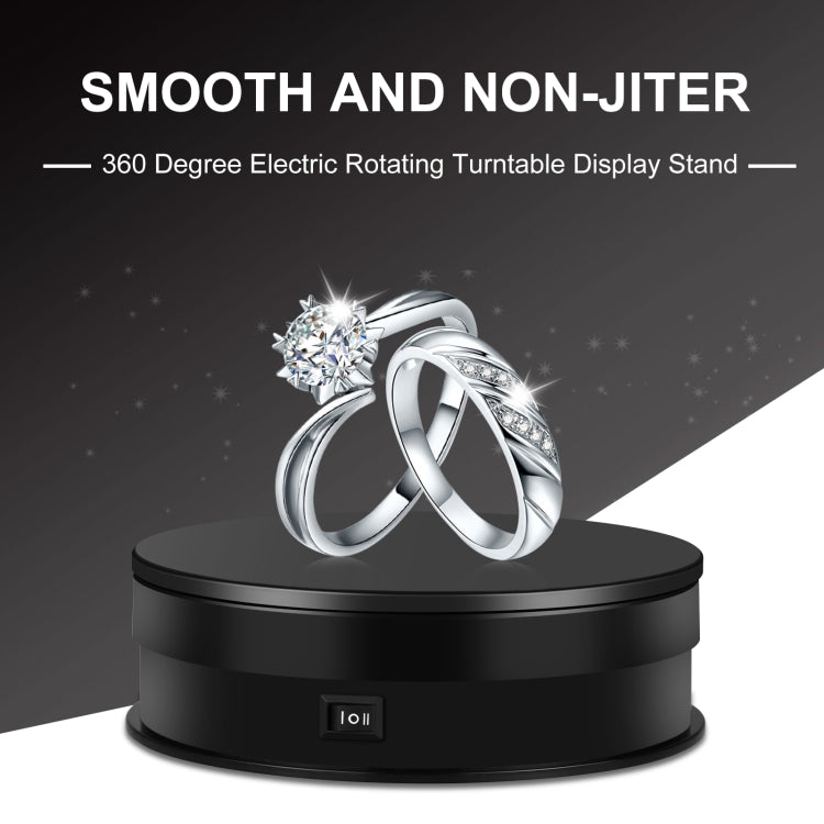 PULUZ 15cm Adjusting Speed Rotating Turntable Display Stand, Load: 3kg(Black) -  by PULUZ | Online Shopping South Africa | PMC TechLife | Buy Now Pay Later Mobicred