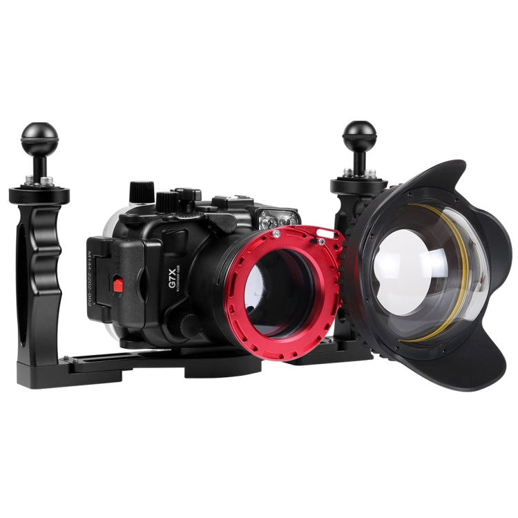 PULUZ Aluminum Alloy 67mm to 67mm Swing Wet-Lens Diopter Adapter Mount for DSLR Underwater Diving Housing(Red) - Diving Accessories by PULUZ | Online Shopping South Africa | PMC TechLife | Buy Now Pay Later Mobicred