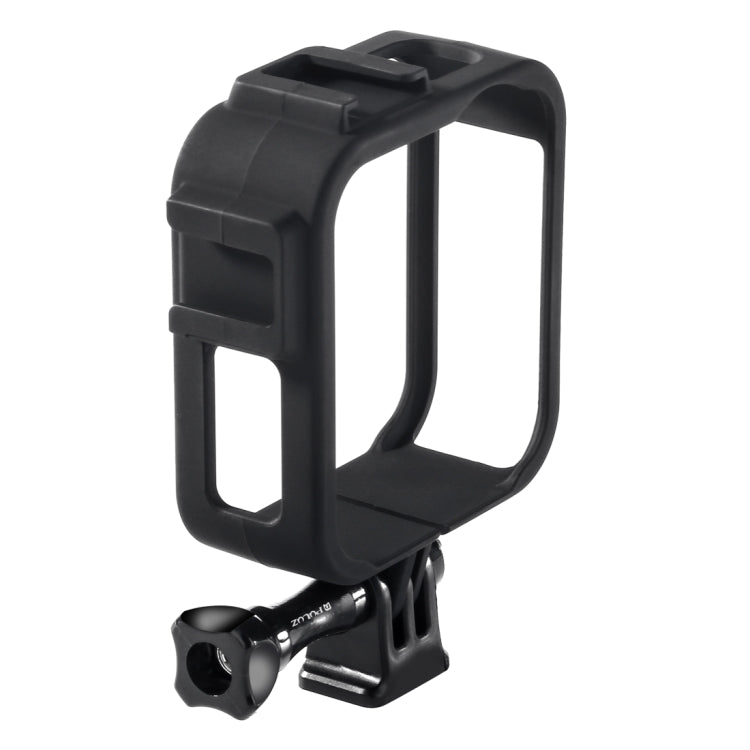 PULUZ ABS Plastic Shockproof Side Frame Mount Protective Case with Base & Long Screw for GoPro Max(Black) - Protective Frame by PULUZ | Online Shopping South Africa | PMC Jewellery | Buy Now Pay Later Mobicred