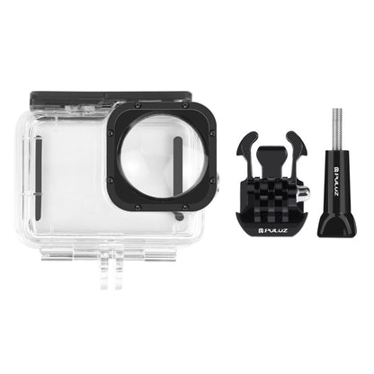 PULUZ 40m Waterproof Housing Protective Case with Buckle Basic Mount & Screw for GoPro HERO12 Black /11 Black /11 Black Mini /10 Black /9 Black Max Lens Mod(Transparent) - Waterproof Cases by PULUZ | Online Shopping South Africa | PMC Jewellery | Buy Now Pay Later Mobicred