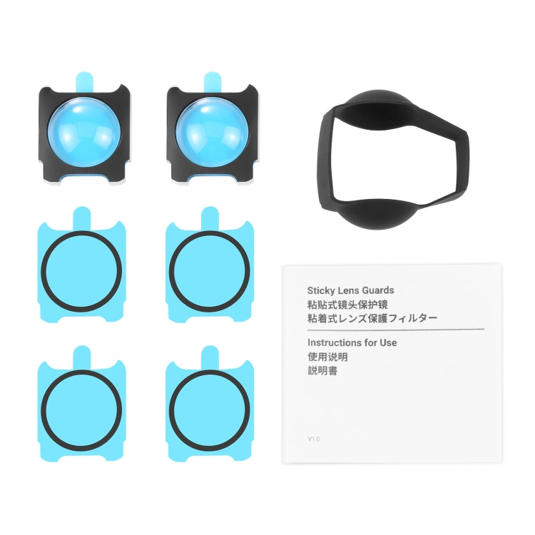 PULUZ Lens Guards PC Protective Cover for Insta360 One R / RS / Sphere(Black) - Len Accessories by PULUZ | Online Shopping South Africa | PMC TechLife | Buy Now Pay Later Mobicred