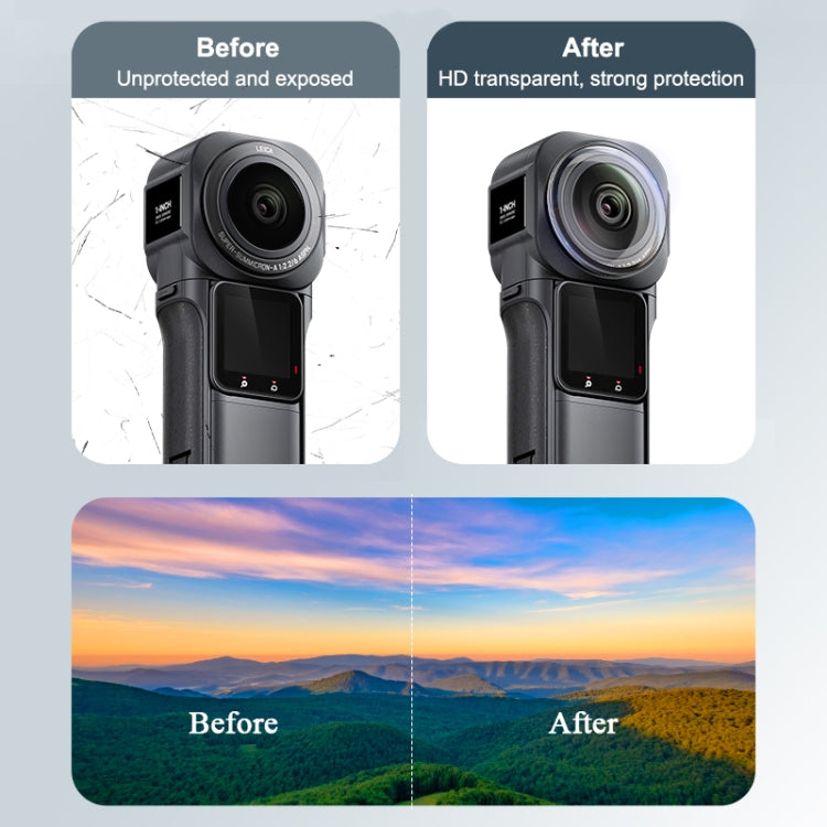 PULUZ Lens Guard PC Protective Cover for Insta360 ONE RS 1-Inch 360 Edition - Len Accessories by PULUZ | Online Shopping South Africa | PMC TechLife | Buy Now Pay Later Mobicred