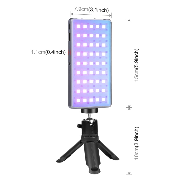 PULUZ LED Full Color RGB Beauty Fill Light Pocket Vlogging Photography Light -  by PULUZ | Online Shopping South Africa | PMC Jewellery | Buy Now Pay Later Mobicred