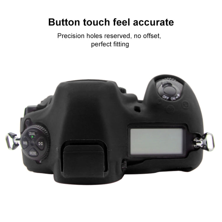 PULUZ Soft Silicone Protective Case for Nikon D850(Black) - Protective Case by PULUZ | Online Shopping South Africa | PMC TechLife | Buy Now Pay Later Mobicred