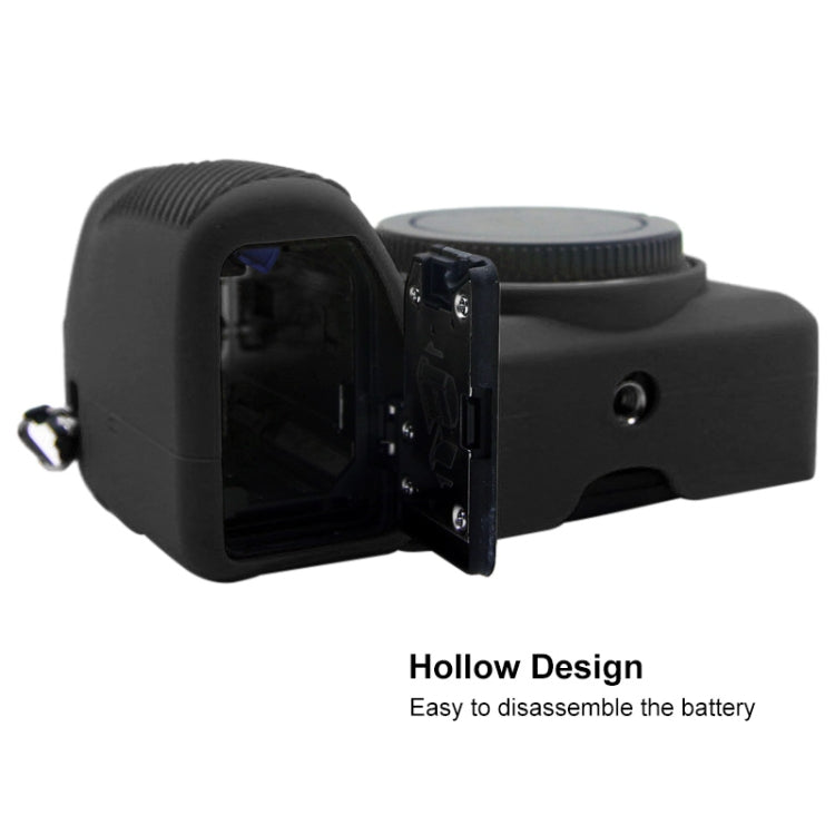 PULUZ Soft Silicone Protective Case for Sony A6600 / ILCE-6600(Black) - Protective Case by PULUZ | Online Shopping South Africa | PMC TechLife | Buy Now Pay Later Mobicred