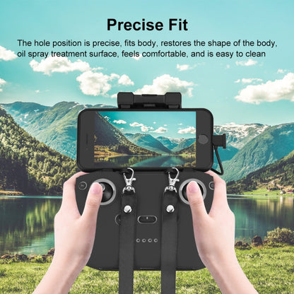 PULUZ Shockproof Anti-scratch Silicone Case with Neck Strap For DJI Mini 3 / 3 Pro / Mavic 3 / Air 2S / Mini 2 Remote Control (Black) - Case & Bags by PULUZ | Online Shopping South Africa | PMC Jewellery