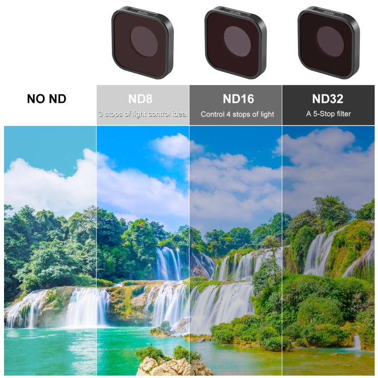 PULUZ Action Camera ND8 Lens Filter For GoPro Hero11 Black / Hero11 Black mini / HERO10 Black / HERO9 Black - Lens Filter by PULUZ | Online Shopping South Africa | PMC Jewellery | Buy Now Pay Later Mobicred