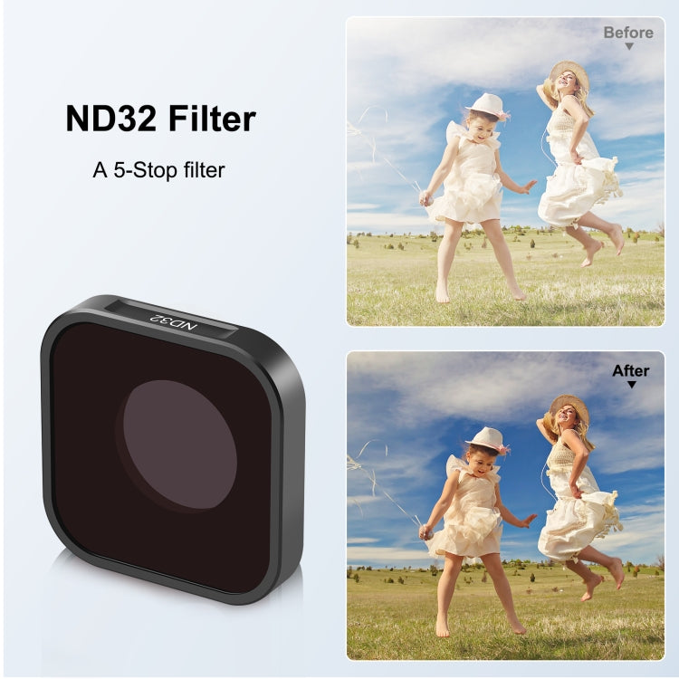 PULUZ Action Camera ND32 Lens Filter For GoPro Hero11 Black / Hero11 Black mini / HERO10 Black / HERO9 Black - Lens Filter by PULUZ | Online Shopping South Africa | PMC Jewellery | Buy Now Pay Later Mobicred